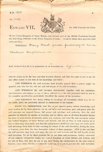 Patentschrift-Seite 1